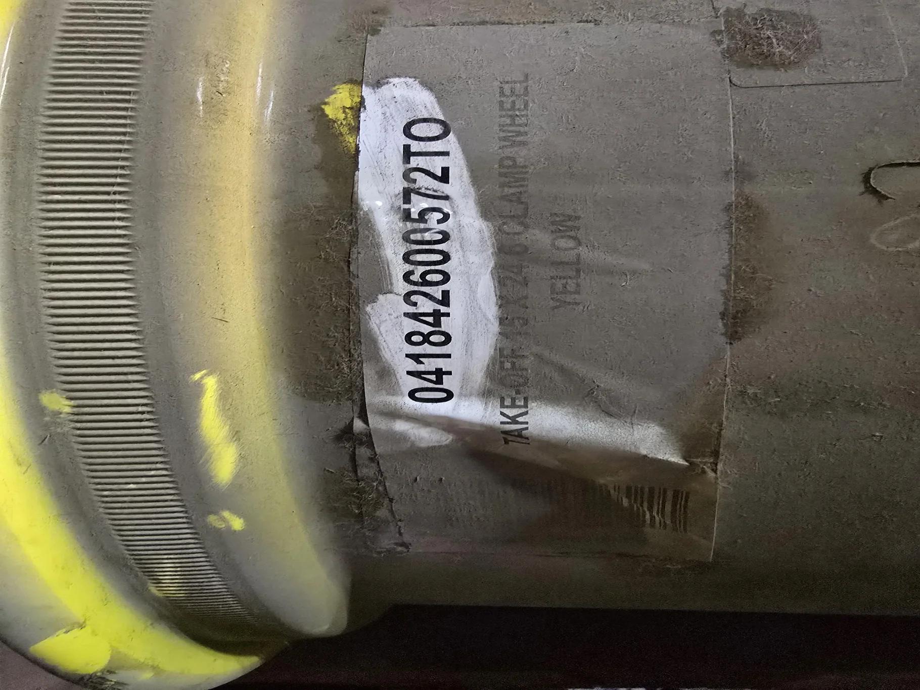 15 X 24 6 CLAMP WHEEL YELLOW image 3