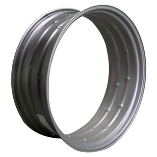 14 X 38 DOUBLE BEVEL SILVER WHEEL