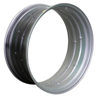 16 X 38 DOUBLE BEVEL SILVER WHEEL