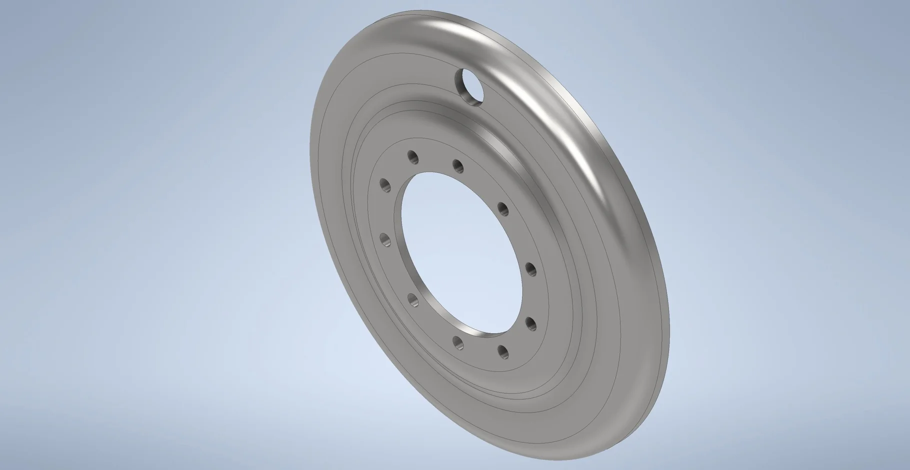 DISCS 29.602" FORMED 10-13.19-11.07 (.906 BH) .625 THK
