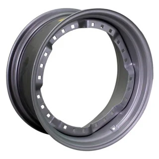 12 X 28 WAFFLE 24-23.25-3.88 SILVER WHEEL