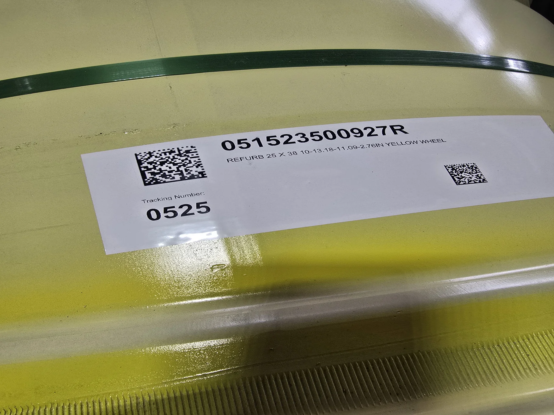 25 X 38 10-13.18-11.09-2.76IN YELLOW WHEEL image 3