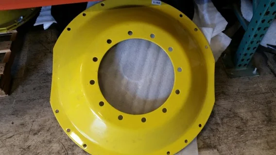 DISCS 38" WAFFLE 12-16.732-14.62 (4" DRAW) .906 BH YELLOW