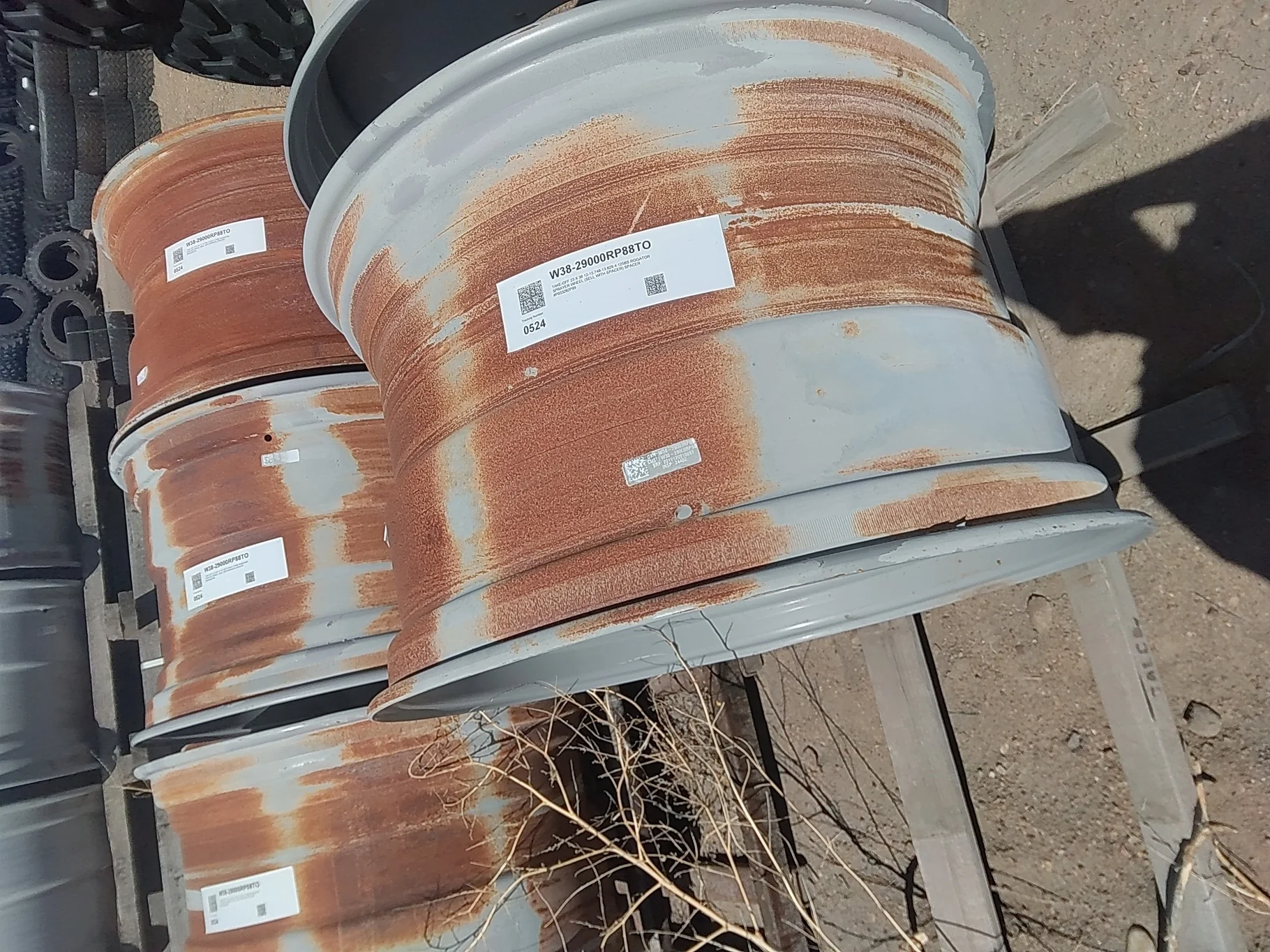 23 X 38 8-10.826-8.755 11" BS Miller Sprayer Sprayer Wheel image 9