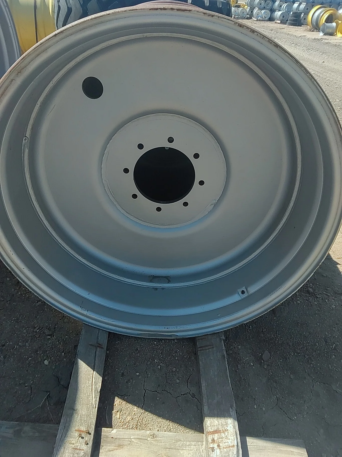 Take-Off 23 X 38 8-10.826-8.755 11" BS Miller Silver Sprayer Wheel image 2