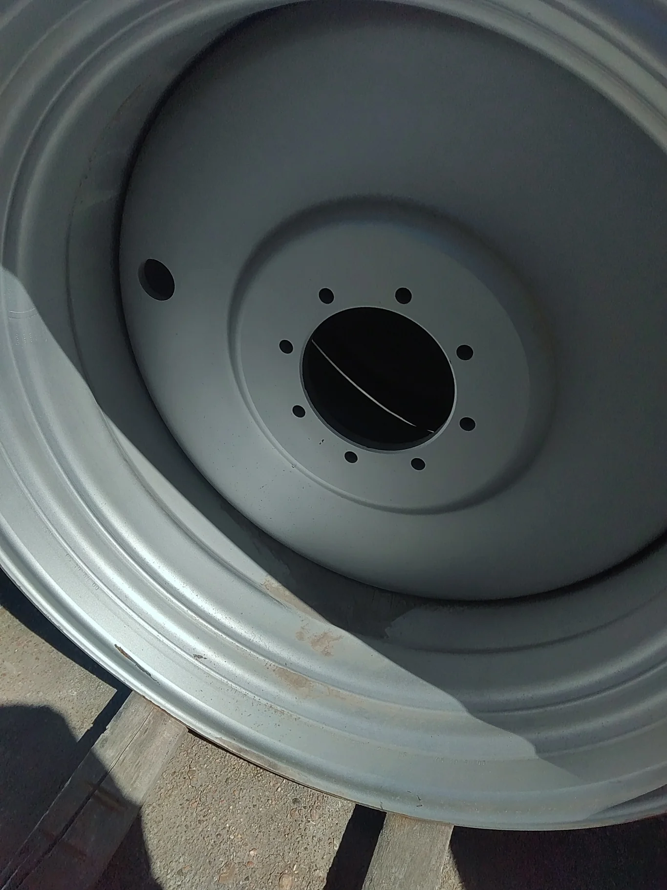 Take-Off 23 X 38 8-10.826-8.755 11" BS Miller Silver Sprayer Wheel image 3