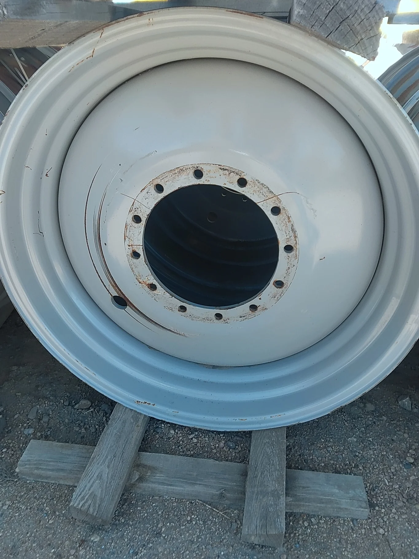 Take-Off 23 X 38 8-10.826-8.755 11" BS Miller Silver Sprayer Wheel image 6