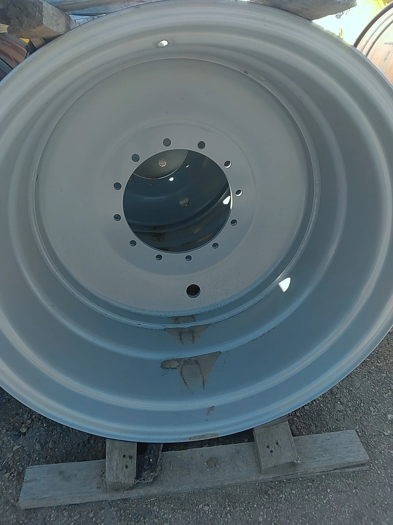 Take-Off 23 X 38 8-10.826-8.755 11" BS Miller Silver Sprayer Wheel image 7