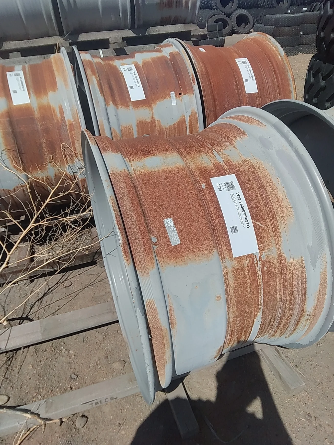 Take-Off 23 X 38 8-10.826-8.755 11" BS Miller Silver Sprayer Wheel image 9