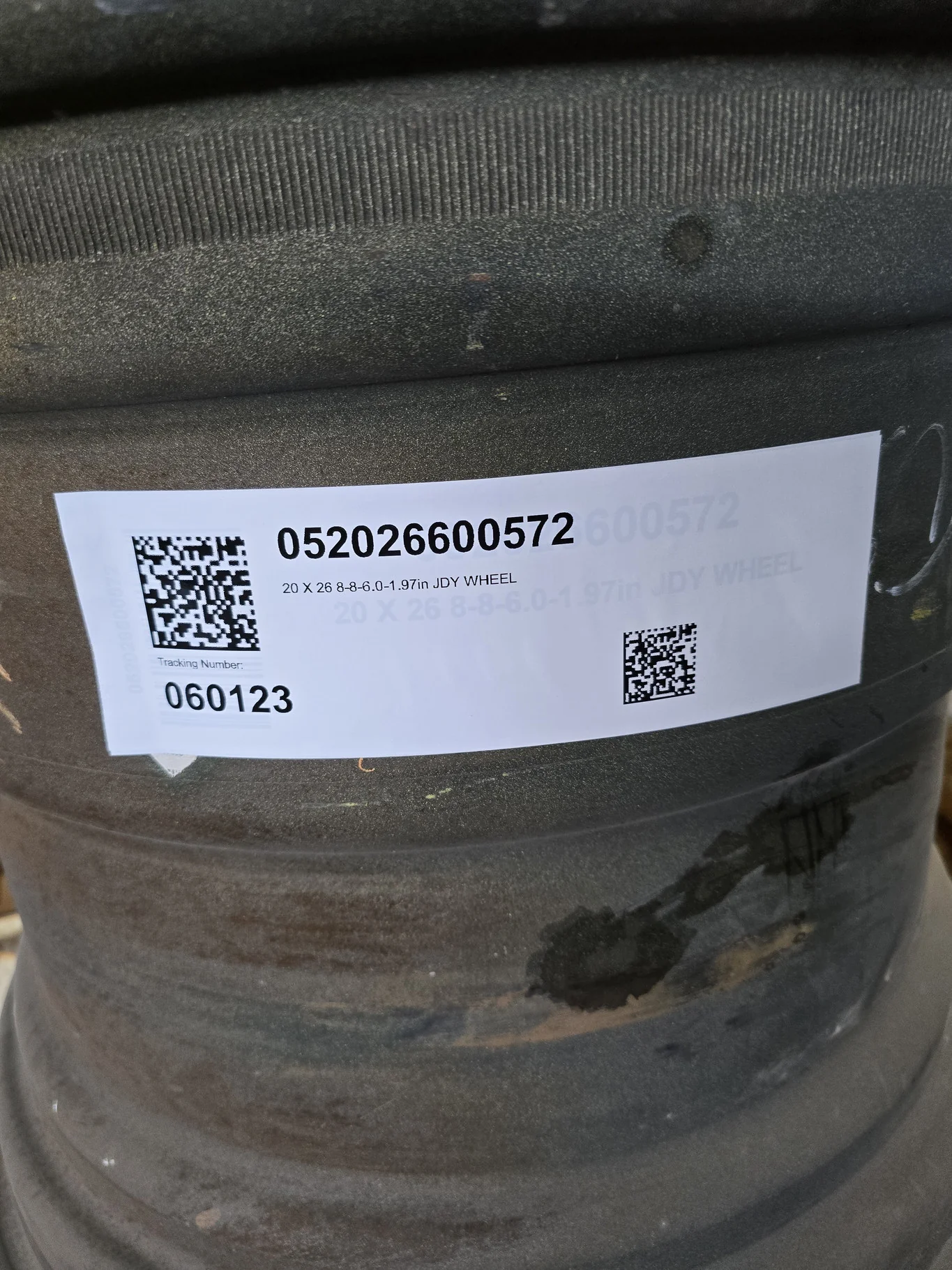 20 X 26 8-8-6.0-1.97IN YELLOW WHEEL image 3