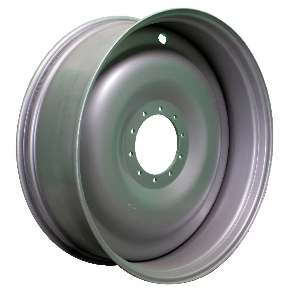16 X 46 10-13.19-11.07-.62 OUTSET BUBBLE DISC SILVER WHEEL