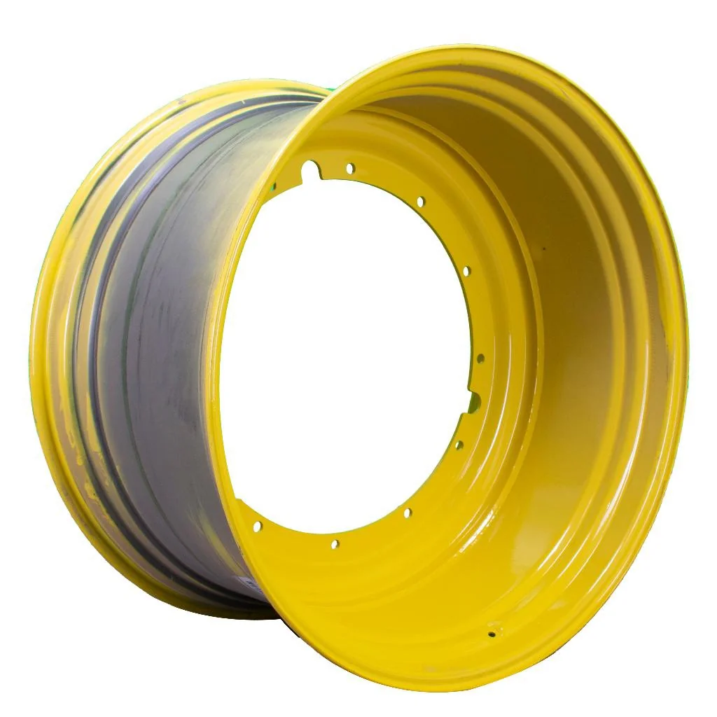 25 X 46 12-32.047-30.07-4.92 OUTSET RIM & RAIL YELLOW WHEEL