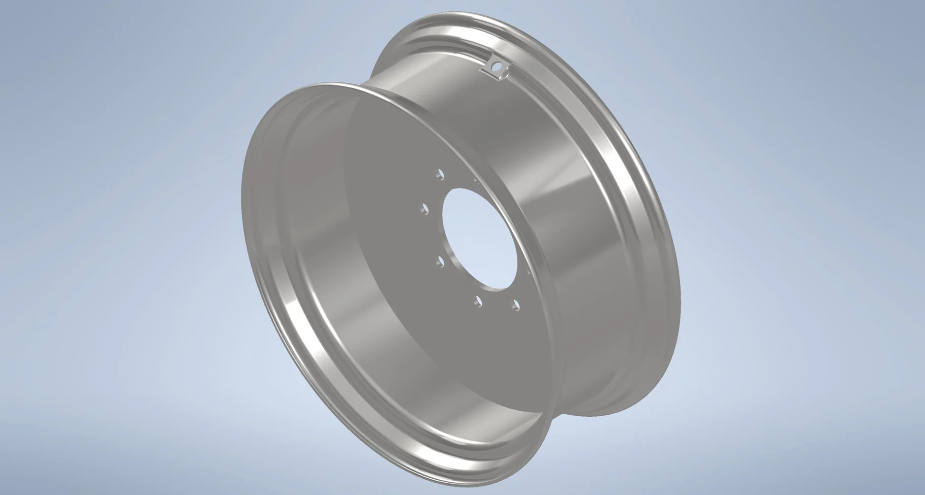 8.25 X 22.5 8-8-6 -6.0BS HAGIE ORANGE WHEEL