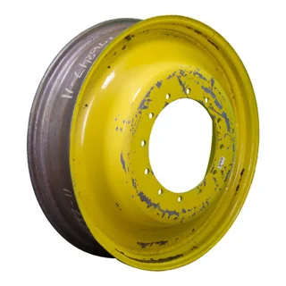 USED 10 X 38 12-16.5-13.0 YELLOW WHEEL