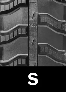 190X72X39 ARISUN SHORT PITCH RUBBER TRACK