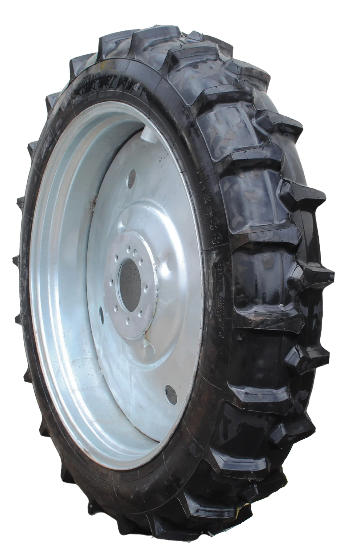 11.2-24/8 VORTEXX IRRIGATION NON DIRECTIONAL ON 8 X 24 8-8-6 GALVANIZED WHEEL