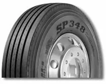12R22.5/16 DUNLOP SP348 STEER TL