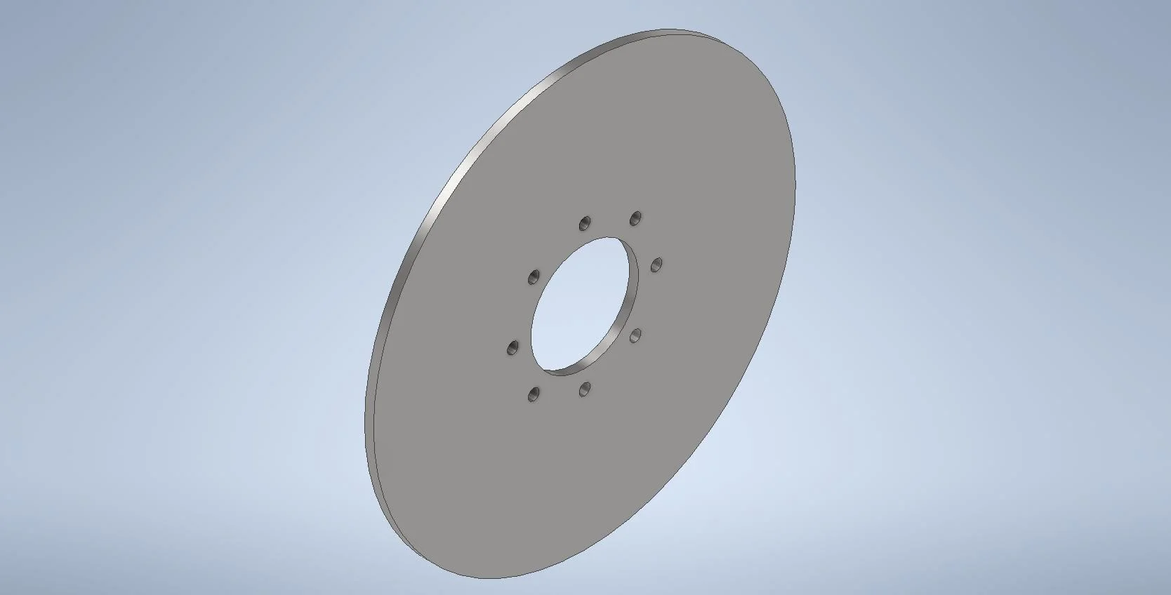 DISCS 23.5" FLAT PLATE 8-8.0-6.0 (.625 BH) .50 THK