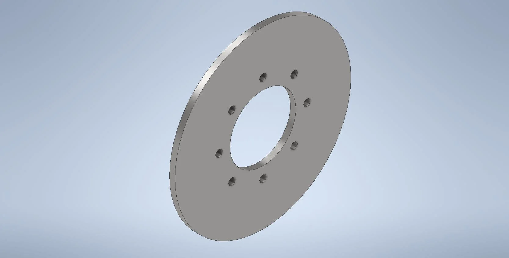 DISCS 16" FLAT PLATE 8-8.0-6.0 (.625 BH) .50 THK