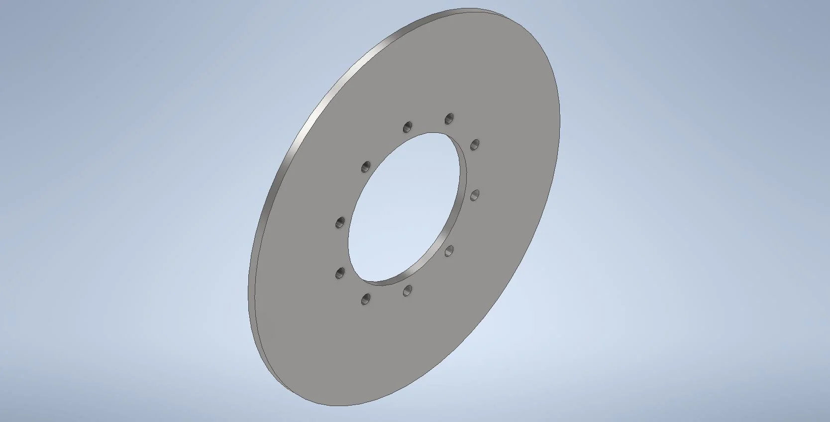 DISCS 28.44" FLAT PLATE 10-13.19-11.07 (.8125" BH) .625 THK