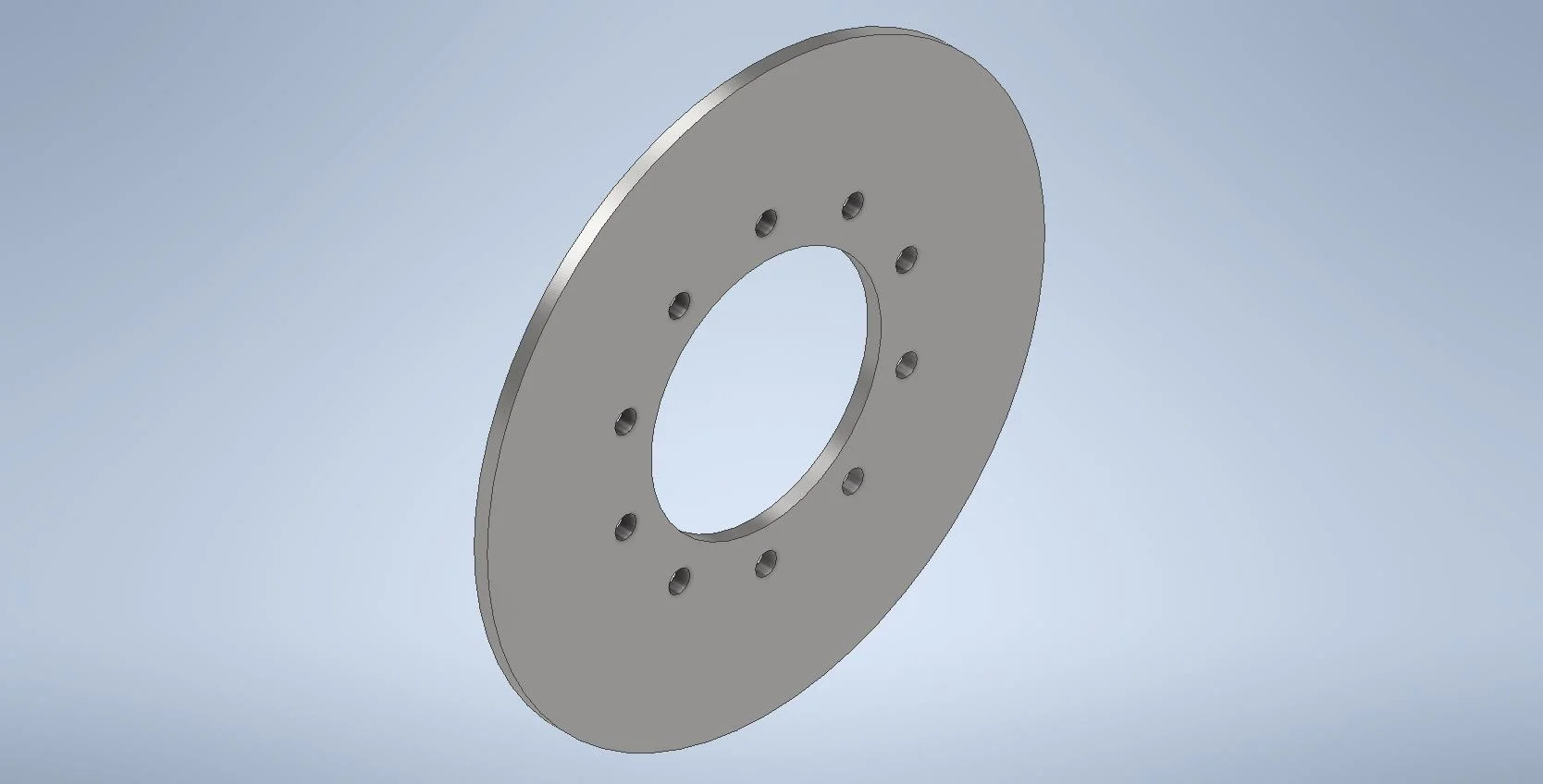 DISCS 21.25" FLAT PLATE 10-11.25-8.78 (.8125") BH .50 THK