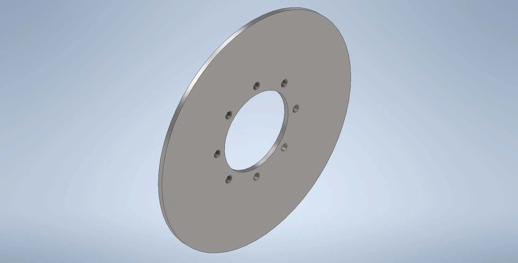 DISCS 26" FLAT PLATE 8-10.82-8.78 (.8125" BH) .50 THK