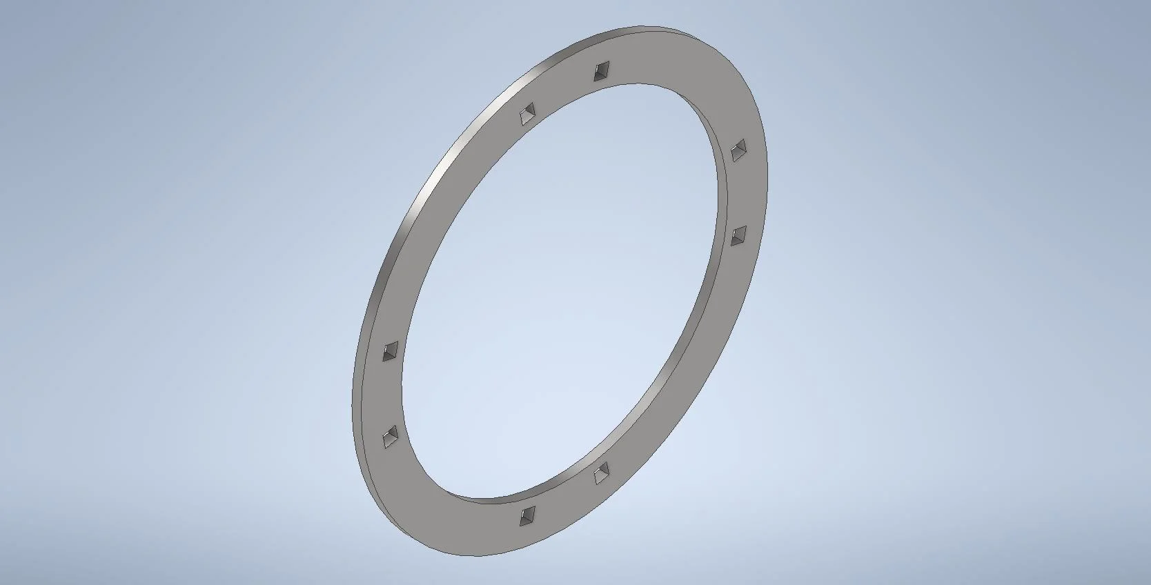 DISCS 22.039" FLAT PLATE 8-19.25-17.638 (.687 SQ BH) .50 THK