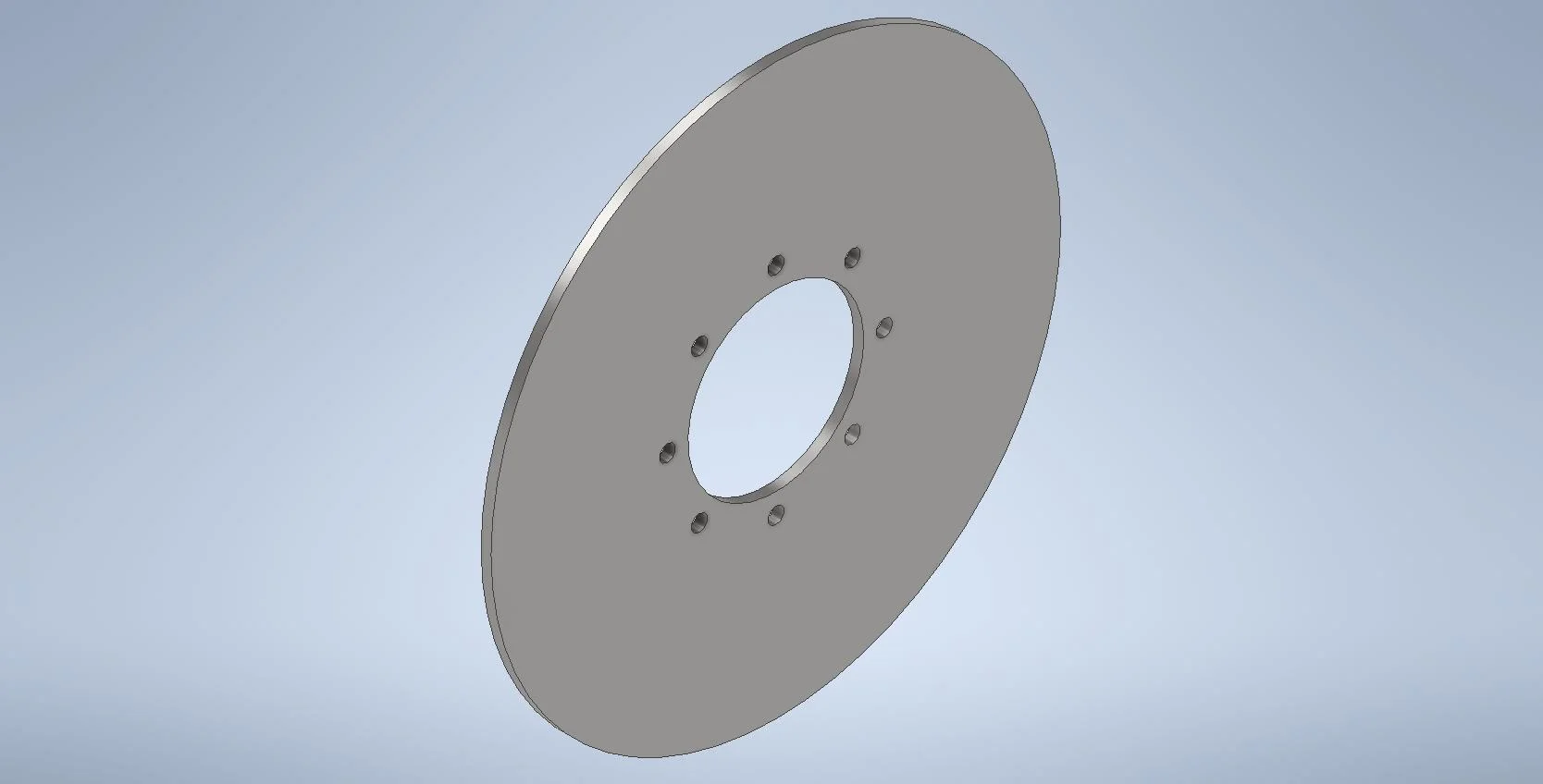 DISCS 28.44" FLAT PLATE 8-10.82-8.78 (.812 BH) .50 THK