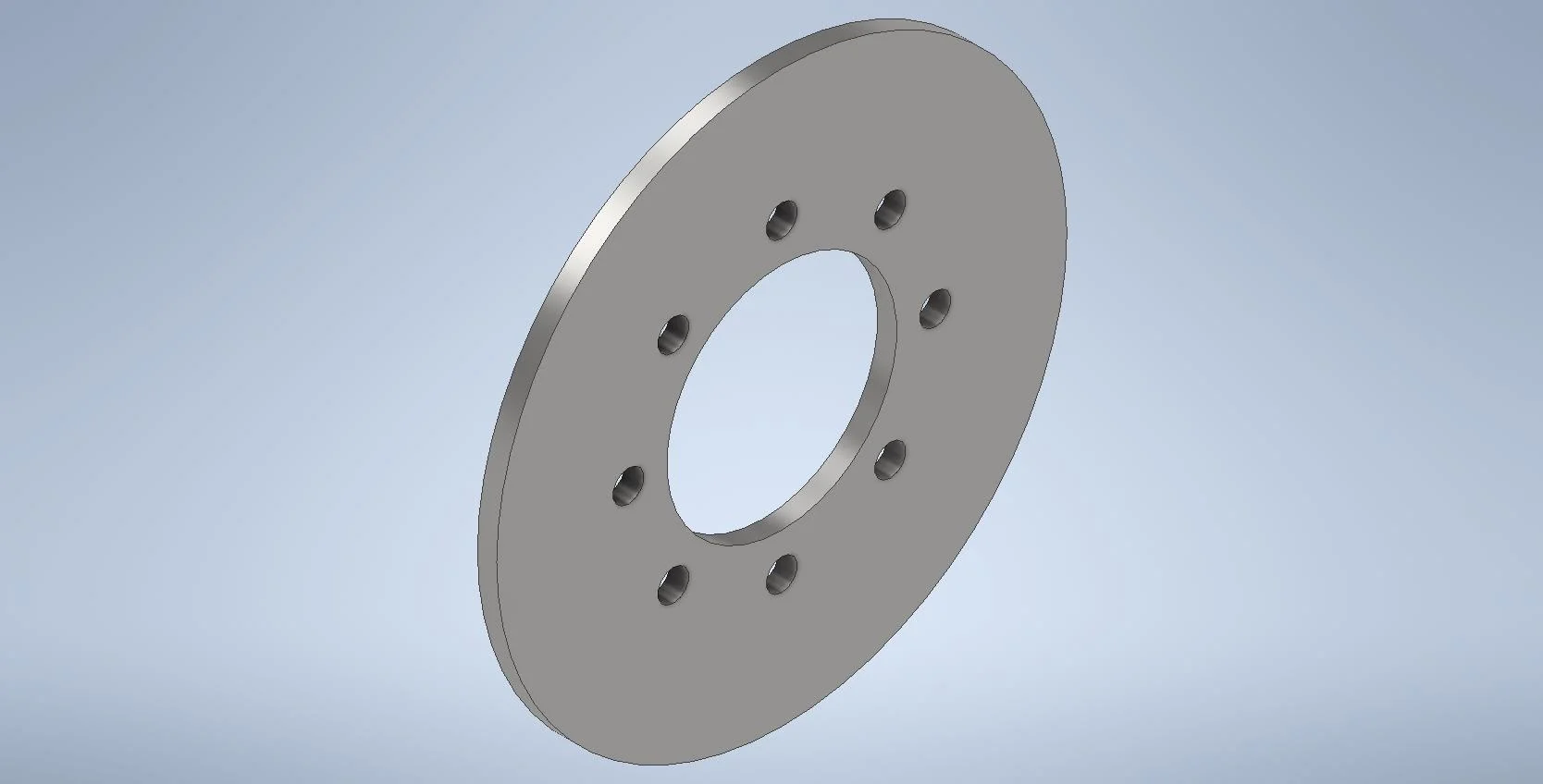 DISCS 14.87" FLAT PLATE 8-8.0-6.0 (.812 BH) .50 THK