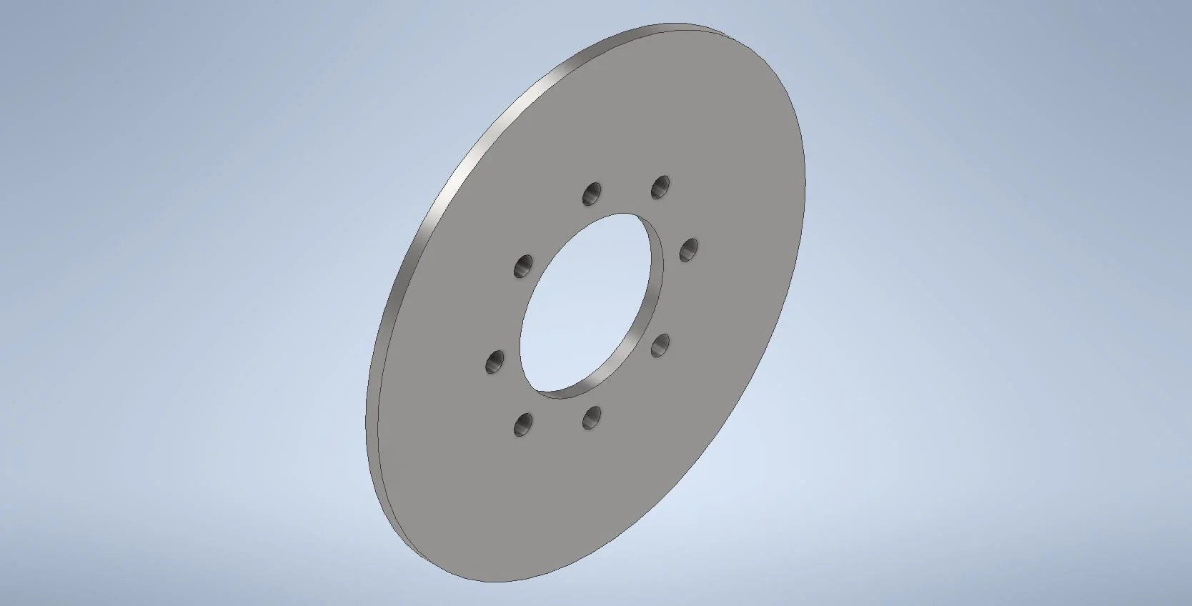 DISCS 17.65" FLAT PLATE 8-8-5.94 (.75 BH) .50 THK