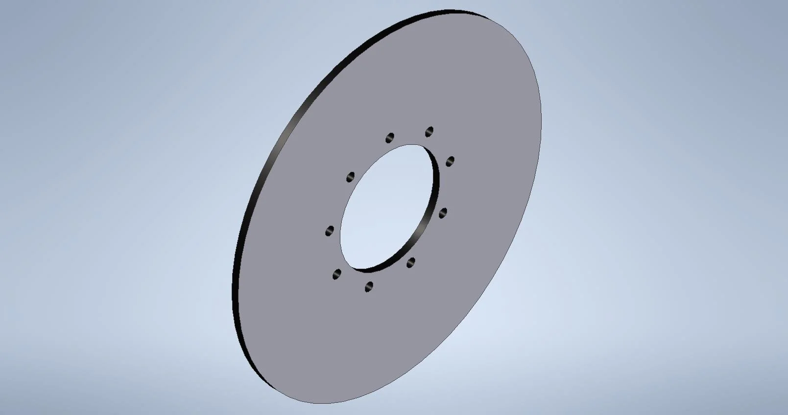 DISCS 23.50" FLAT PLATE 9-9.5-7.76 (.656 BH) .50 THK
