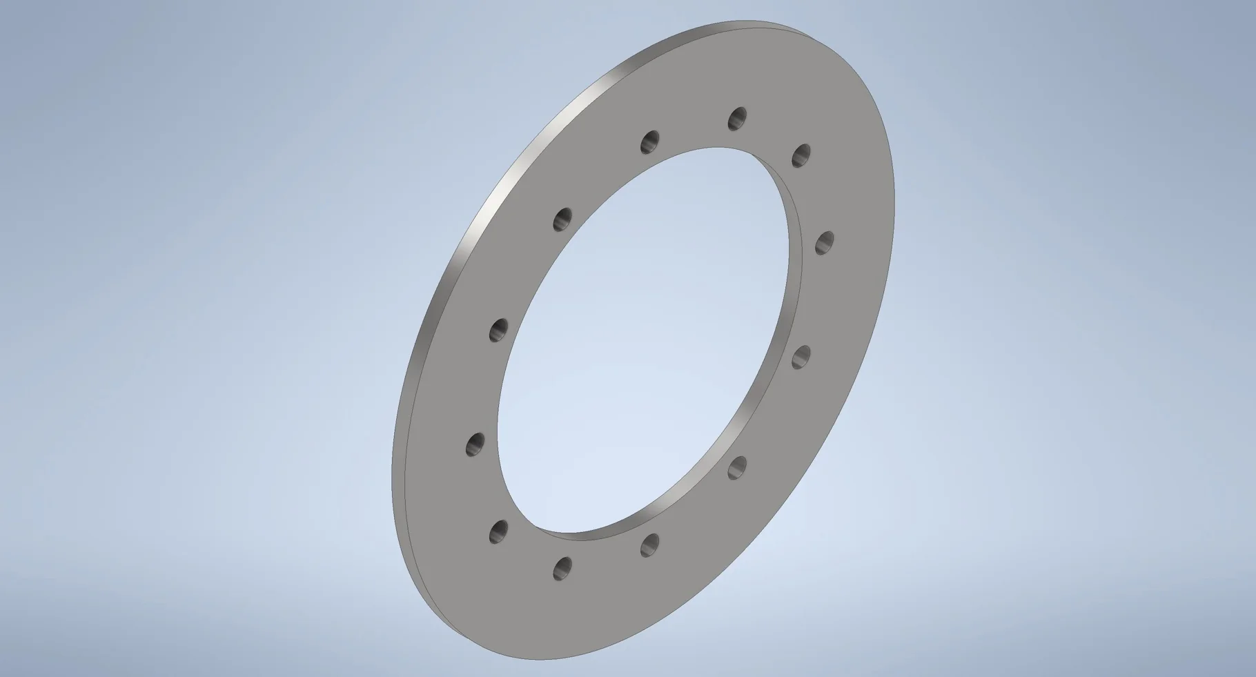 DISCS 23.458" FLAT PLATE 12-16.732-14.61 (.866 BH) .625 THK