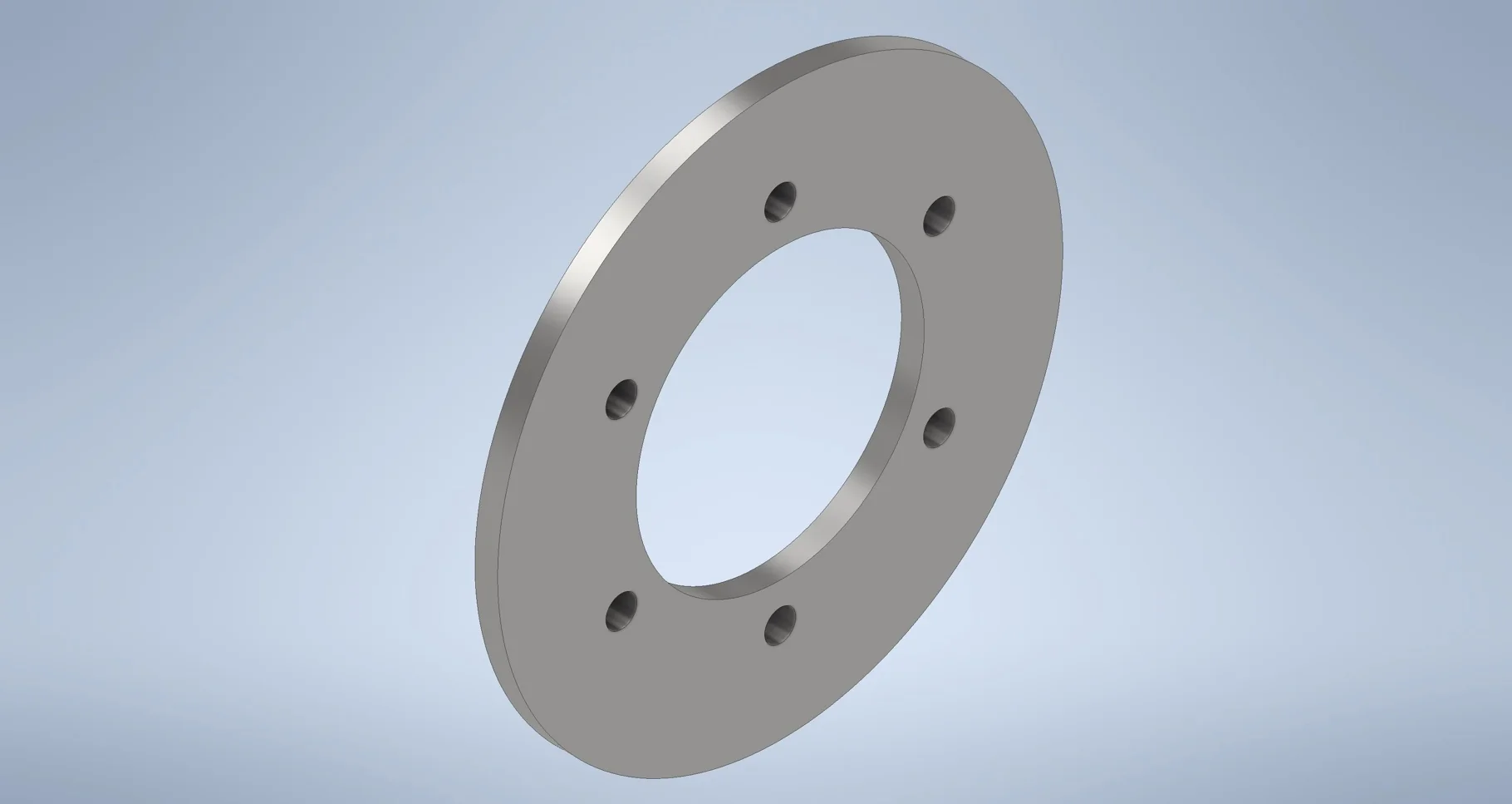 DISCS 12.434" FLAT PLATE 6-8.07-6.37 (.812 BH) .50 THK