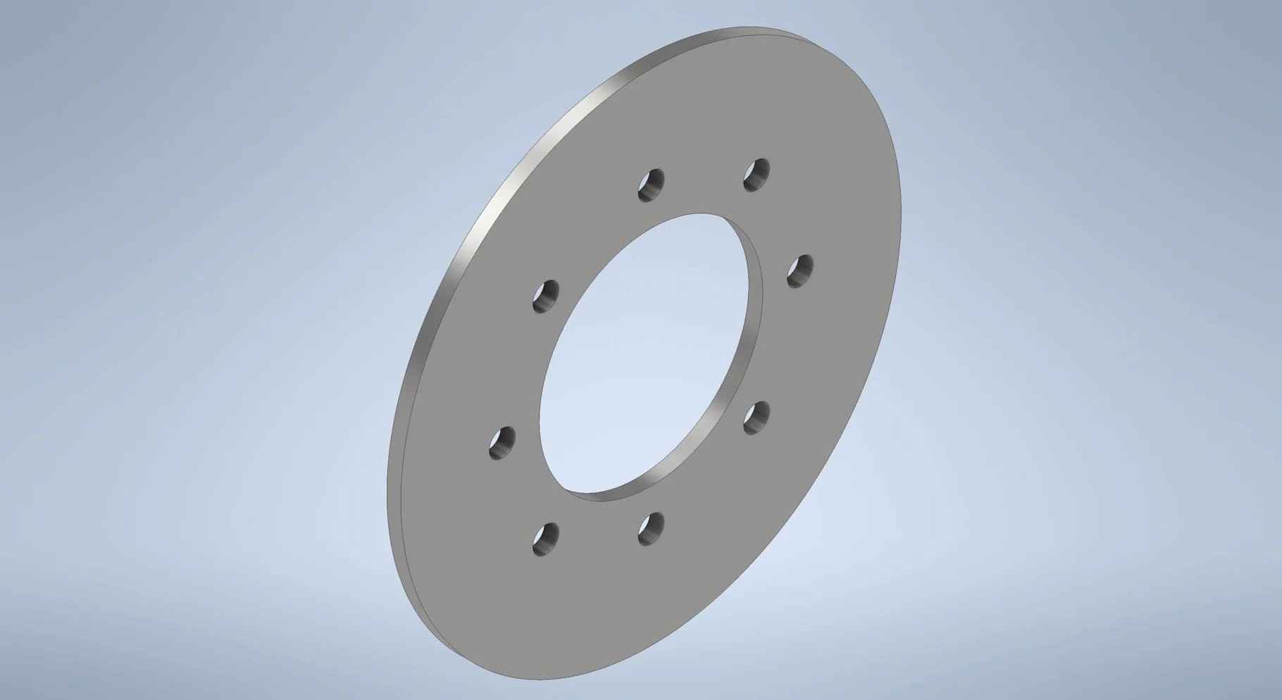 DISCS 13.434" FLAT PLATE 8-8-6.013 (.689 BH) .375 THK
