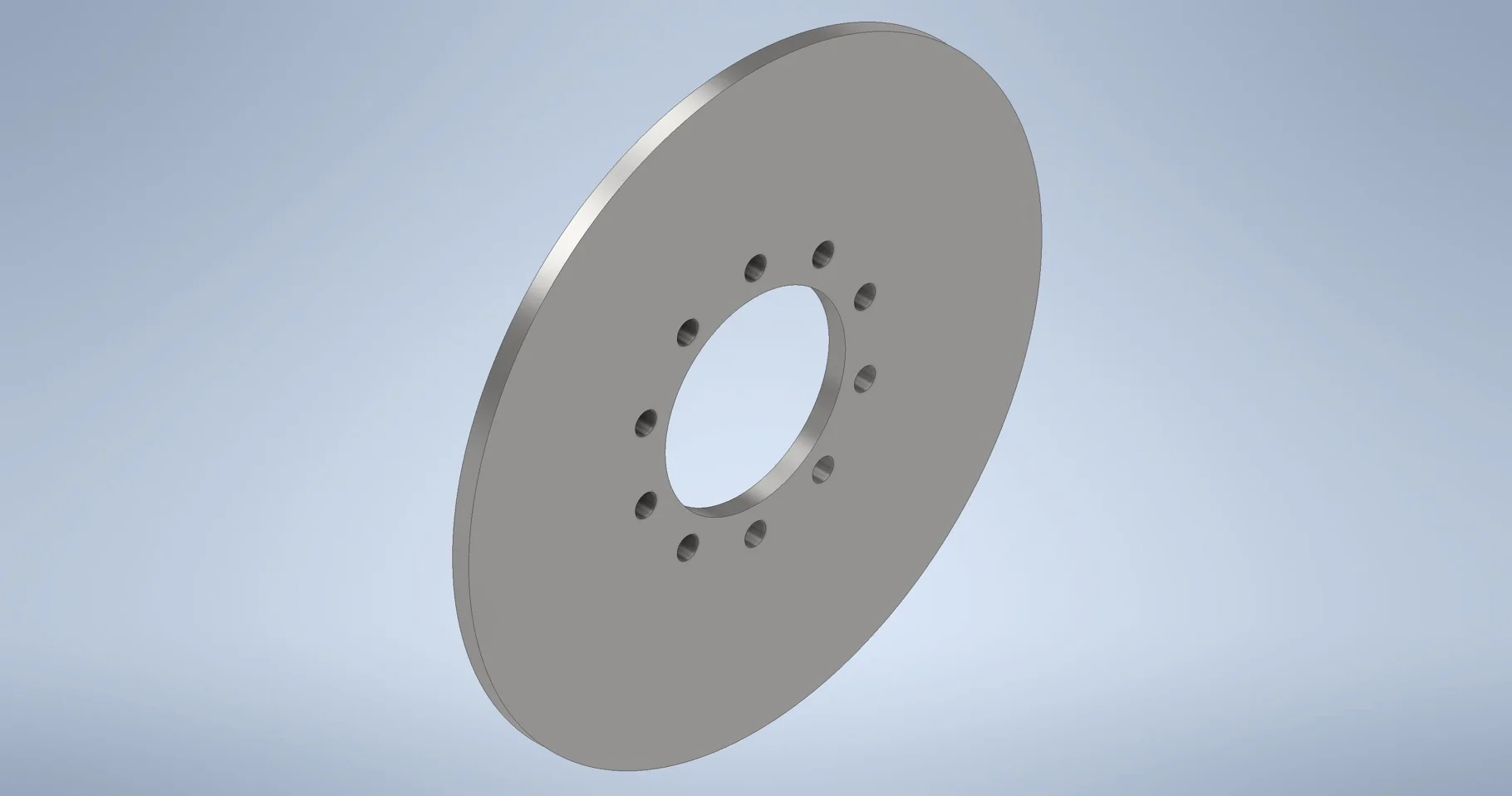 DISCS 22.039" FLAT PLATE 10-8.858-6.929 (.812 BH) .75 THK