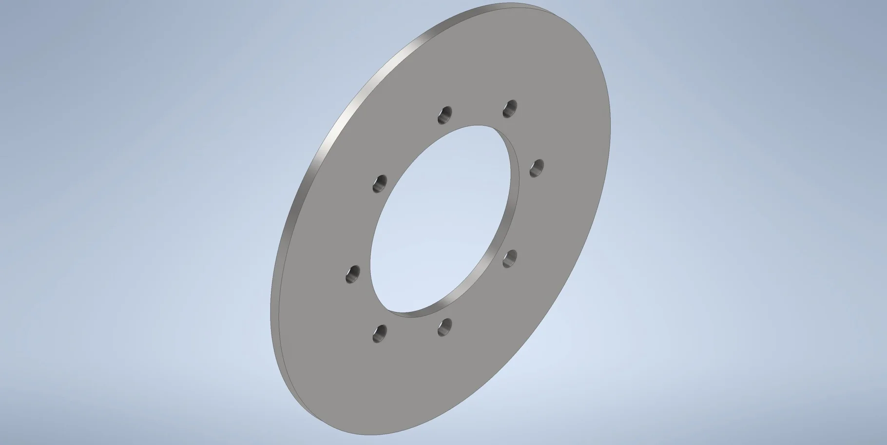 DISCS 19.515" FLAT PLATE 8-10.82-8.78 (.812 BH) .50 THK