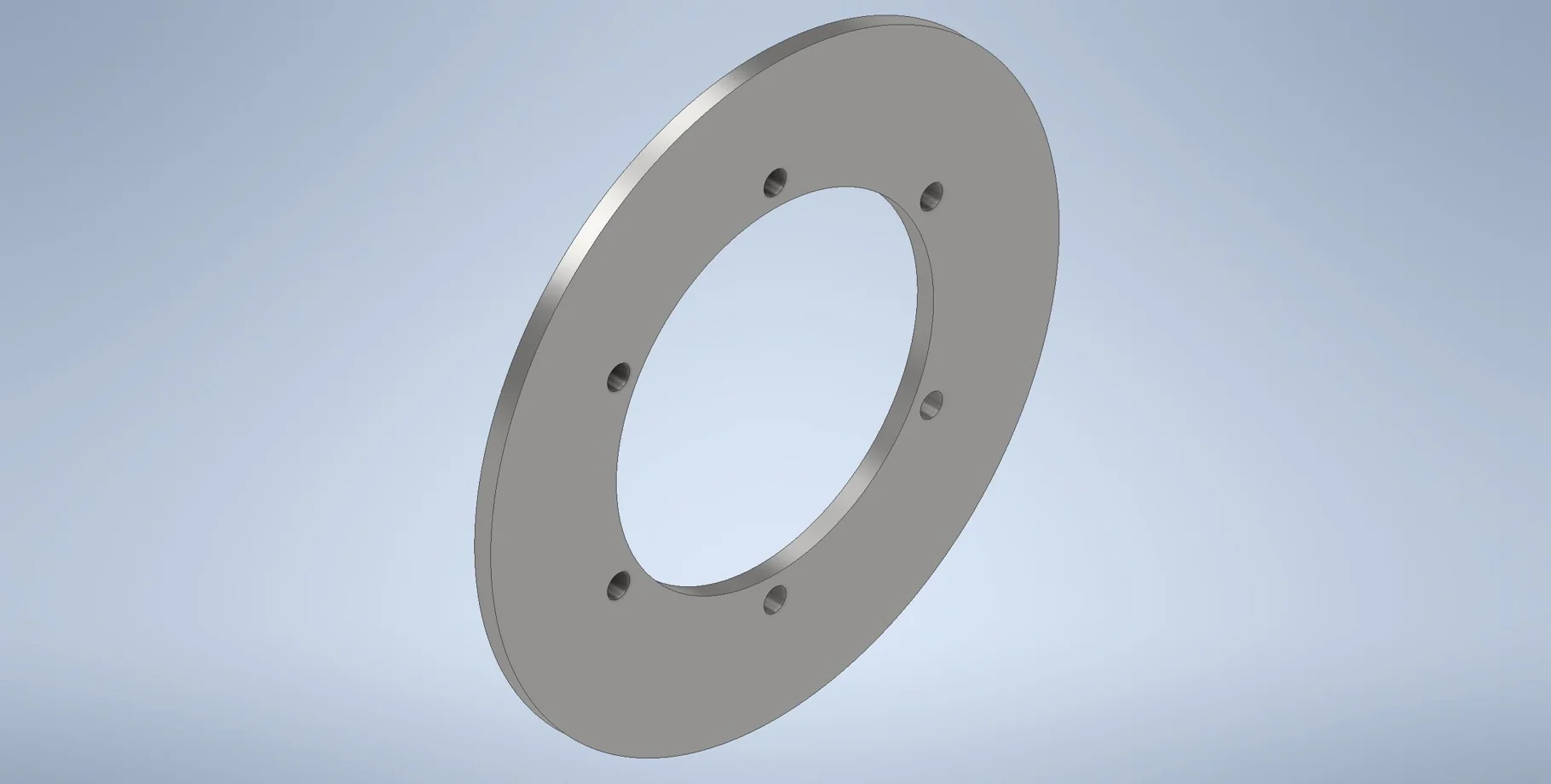 DISCS 17.653" FLAT PLATE 6-11.22-9.853 (.687 BH) .50 THK