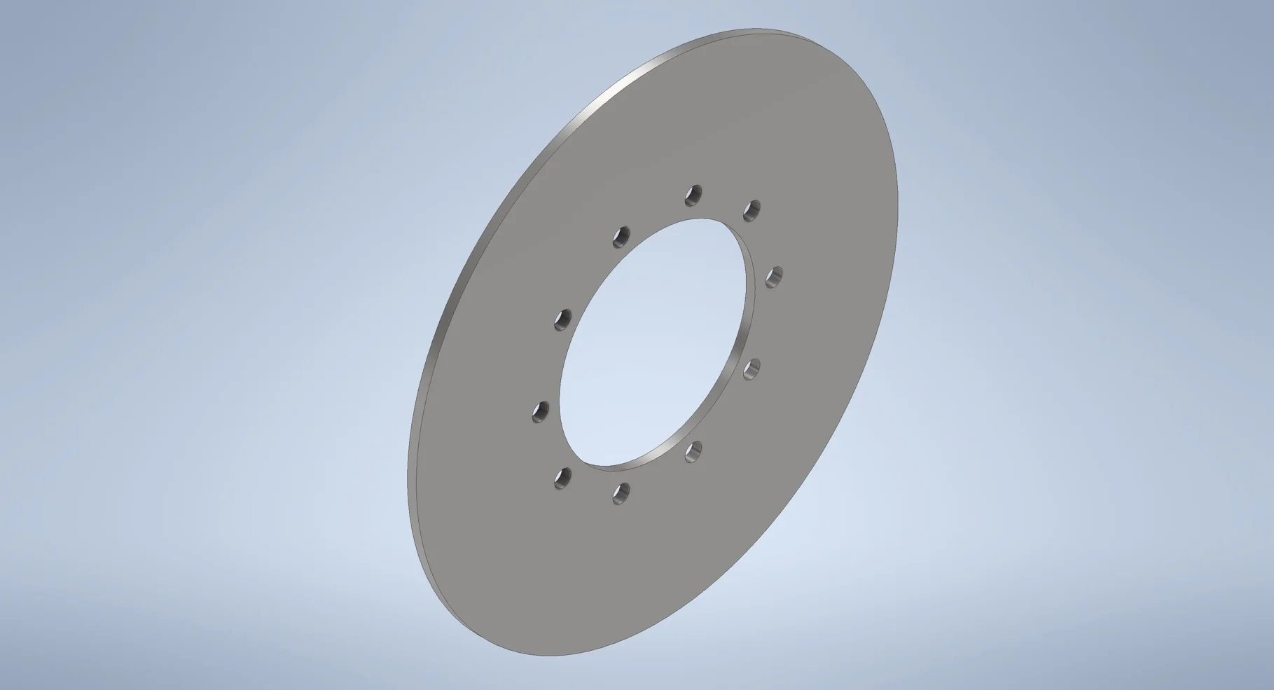 DISCS 27.223" FLAT PLATE 10-13.19-11.07 (.937" BH) .50 THK