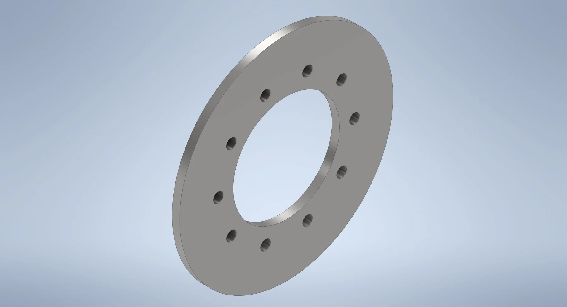 DISCS 17.62" FLAT PLATE 10-11.25-8.78 (.812" BH) .625 THK