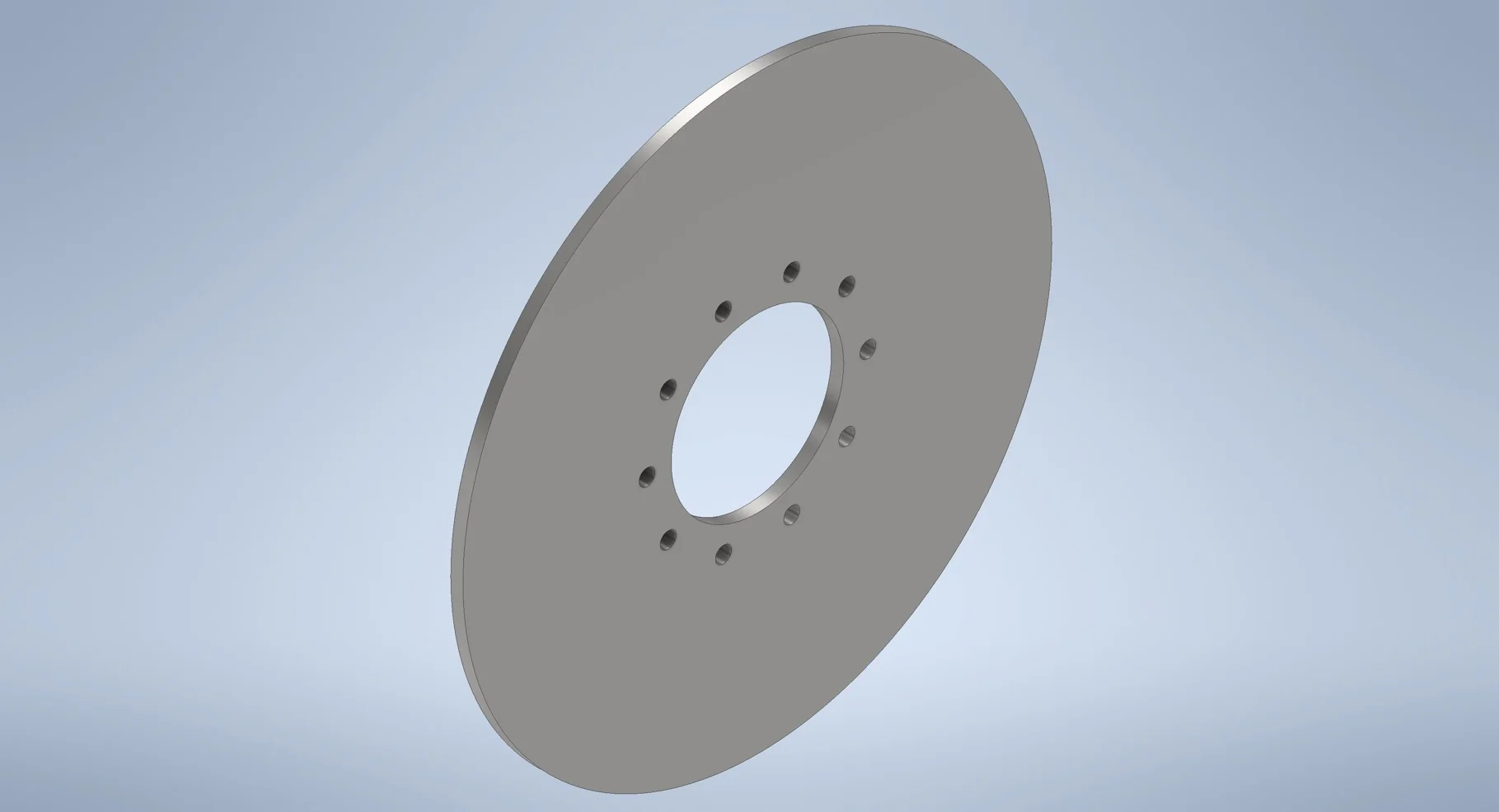 DISCS 30.00" FLAT PLATE 10-11.25-8.78 (.812" BH) .625 THK