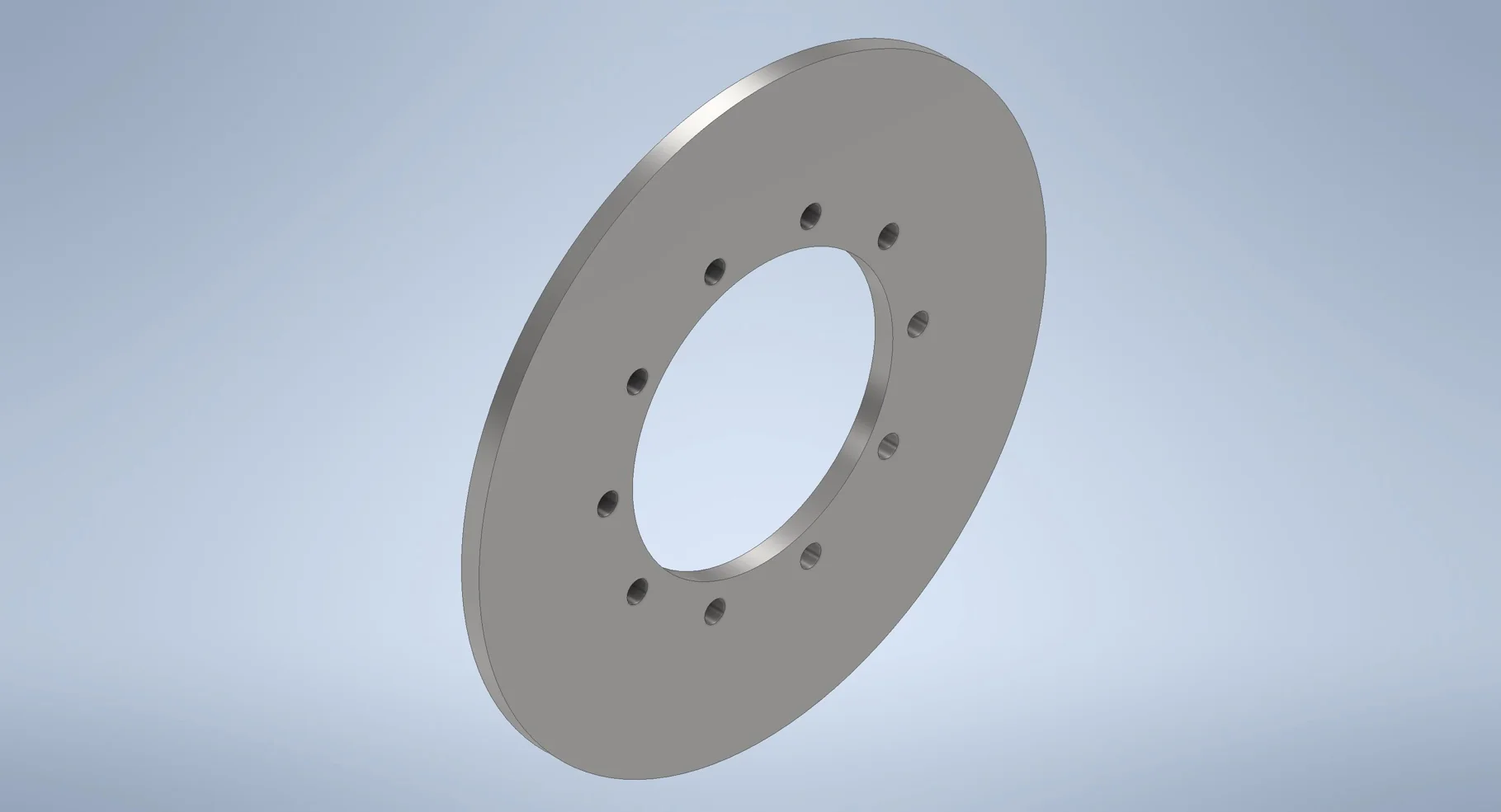 DISCS 24.12" FLAT PLATE 10-13.19-11.07 (.875" BH) .75 THK
