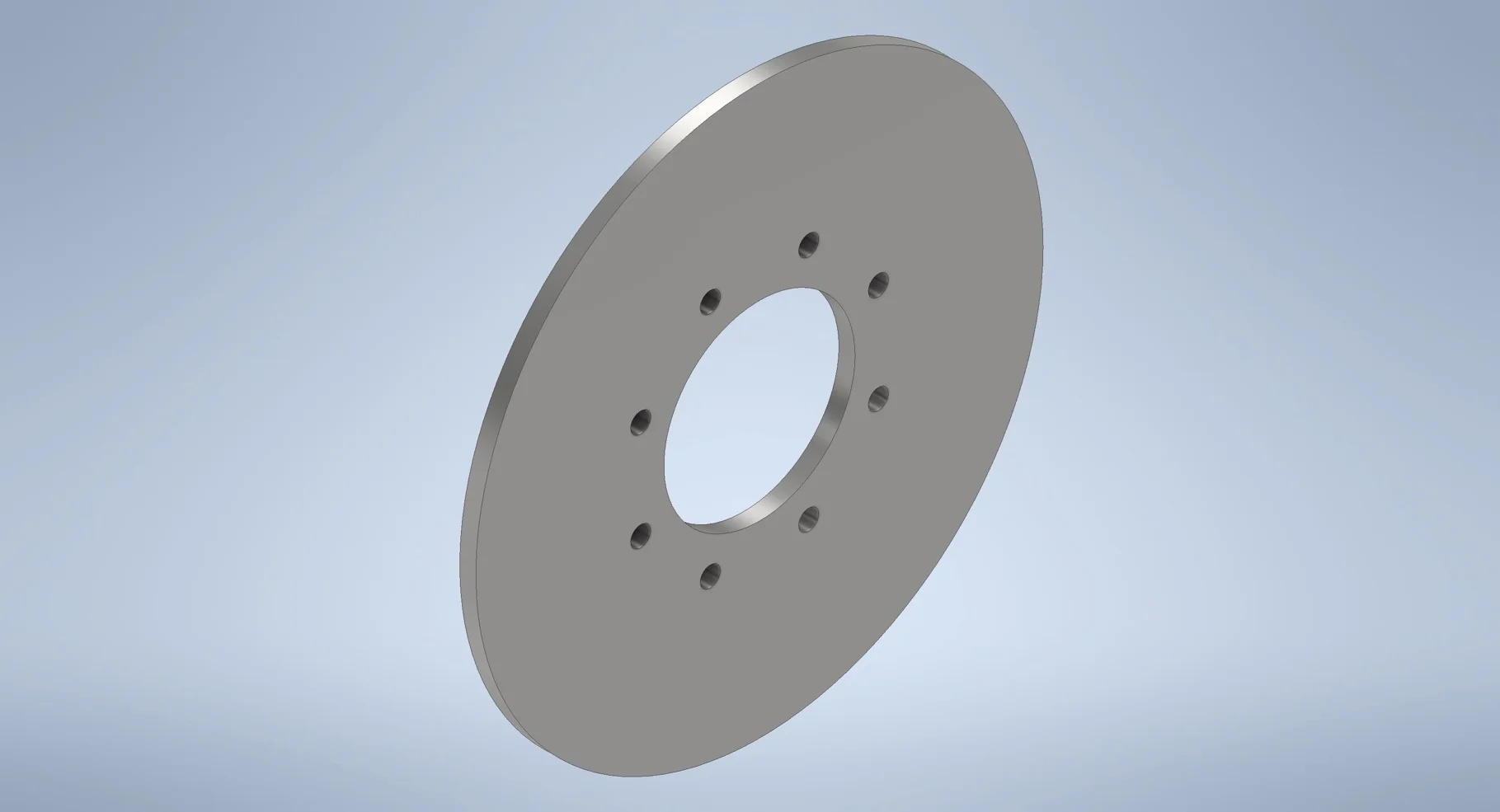 DISCS 17.634" FLAT PLATE 8-8-5.94 (.625" BH) .50 THK