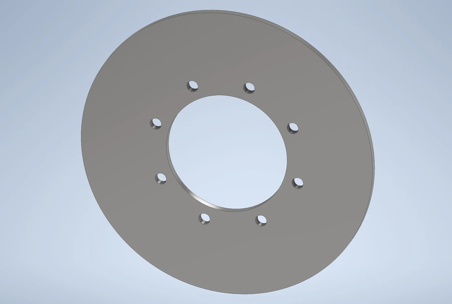 DISCS 21.194" FLAT PLATE 8-10.82-8.78 (.812 BH) .50 THK
