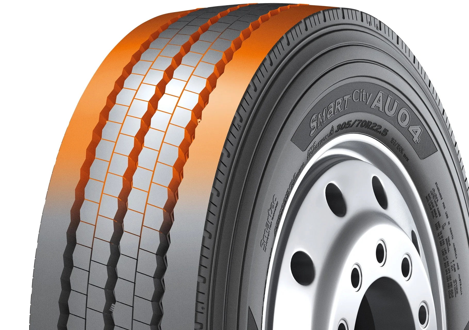 305/70R22.5/20 HANKOOK AU04 SMART CITY STEER TL