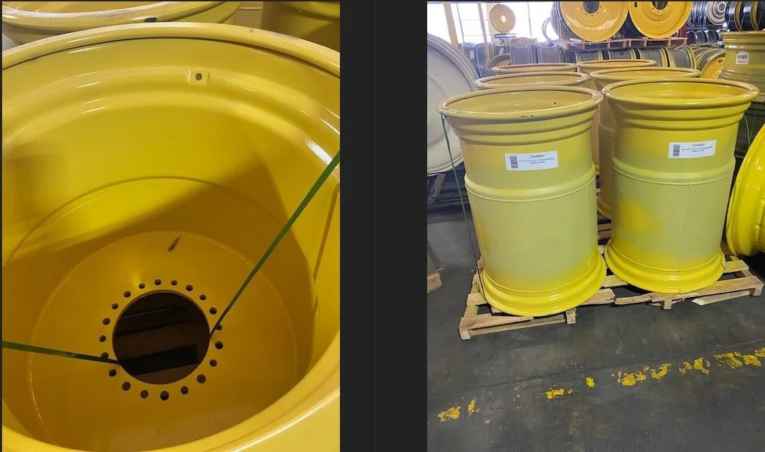 44 X 32 10-13.19-11.07 YELLOW WHEEL (SINGLE PIECE)