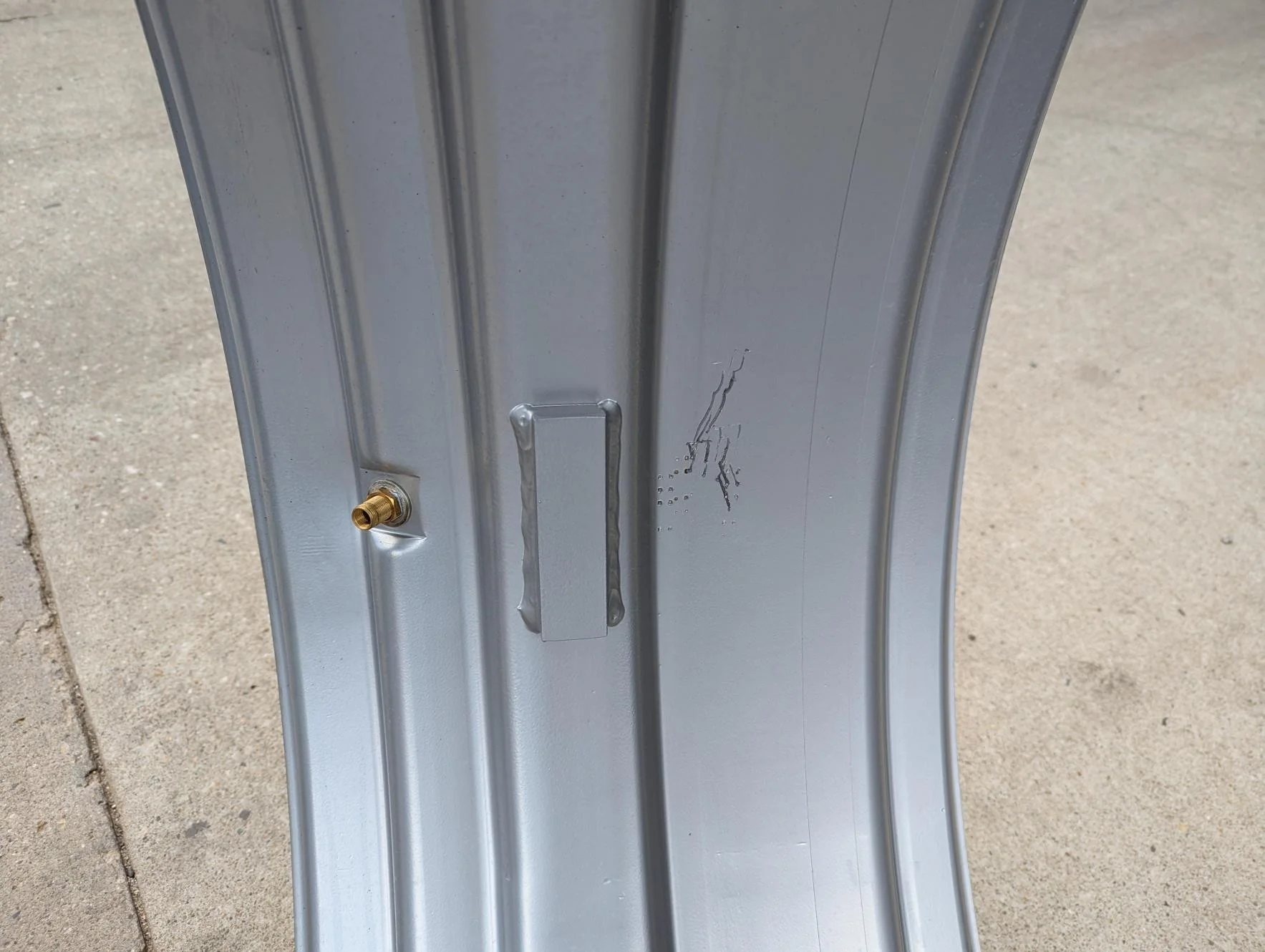 Take-Off 14 X 38 DEEP WELL SILVER WHEEL image 2
