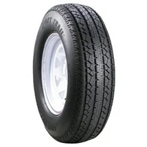 5.70-8/6 Carlisle Sport Trail TL on 3.75 X 8 5-4.5 -2Offset White Wheel