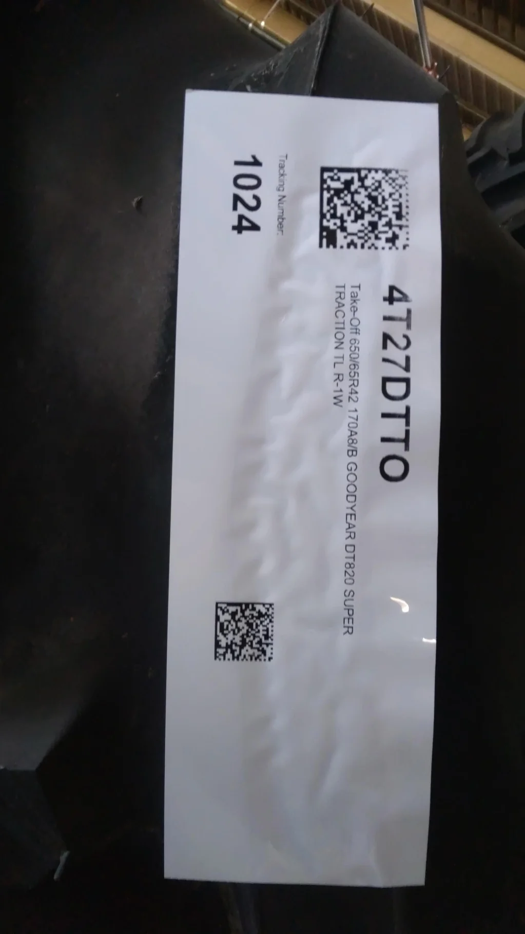 Take-Off 650/65R42 170A8/B GOODYEAR DT820 SUPER TRACTION TL R-1W image 5