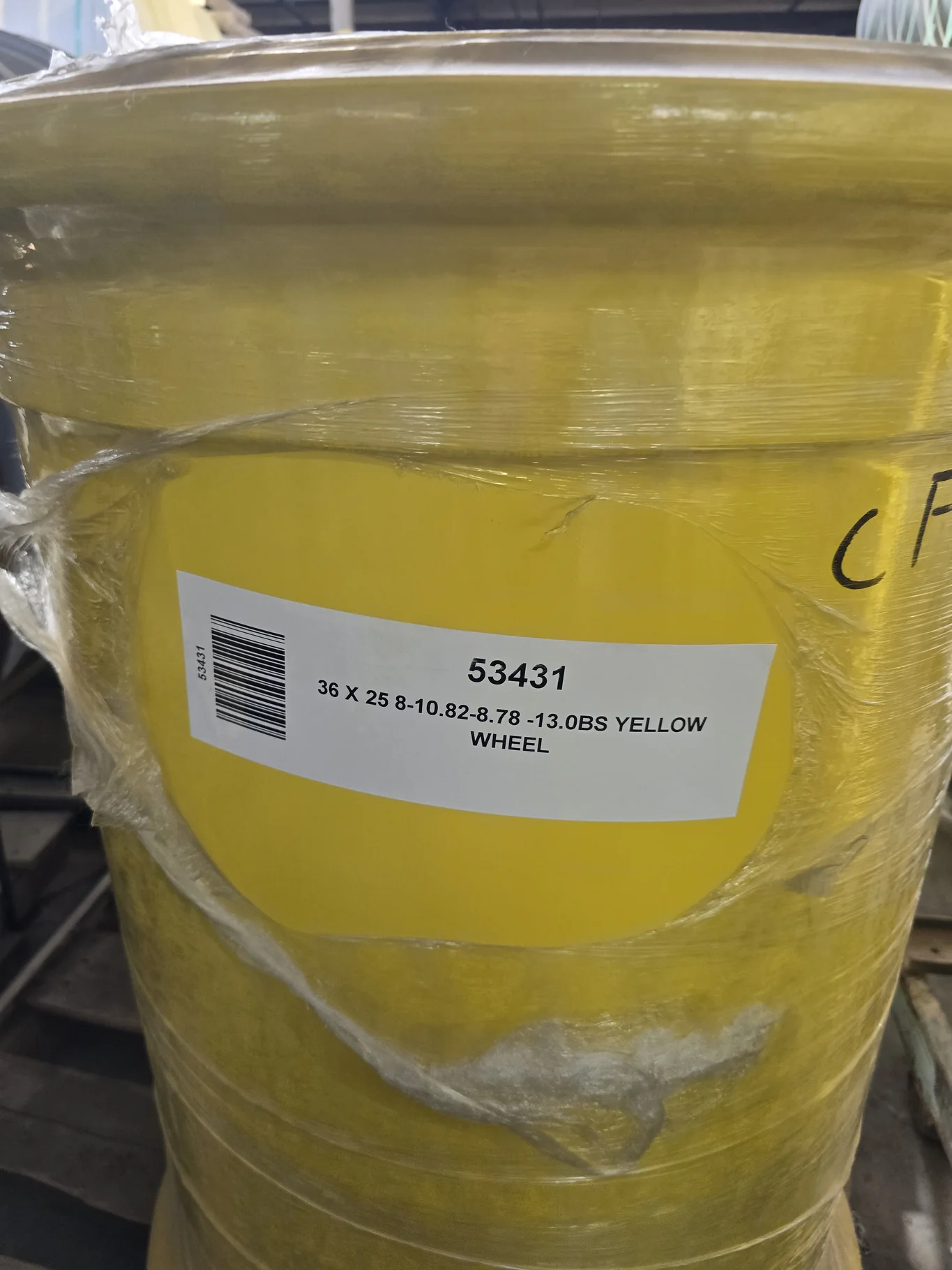 36 X 25 8-10.826-8.72-.938 13.0"BS 3PC YELLOW WHEEL image 3
