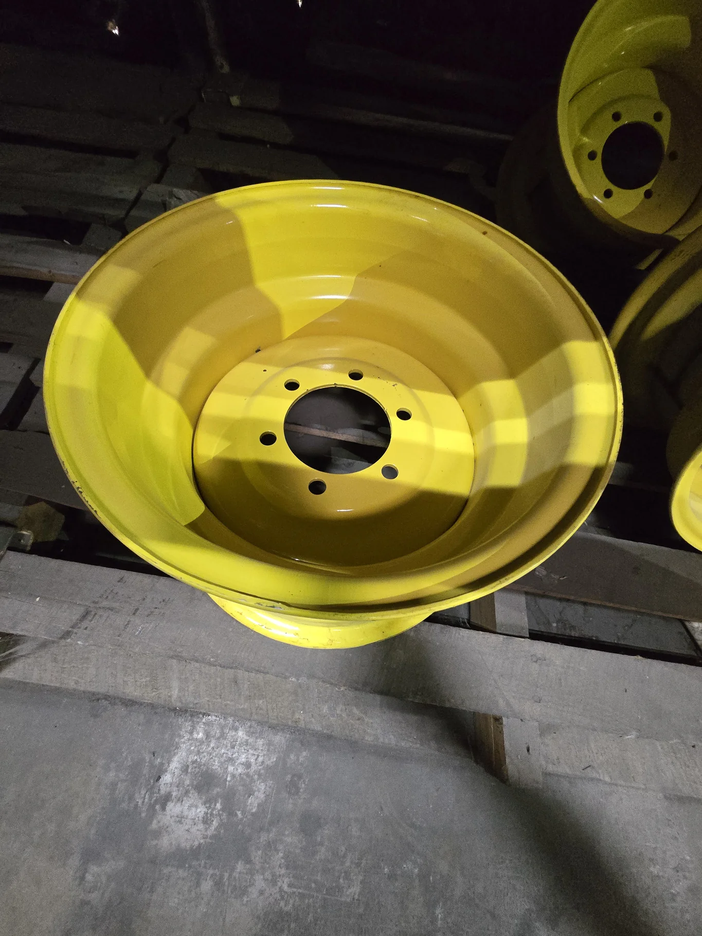 10 X 15 6-6-4.63-5.375 BS AG YELLOW IMPLEMENT WHEEL